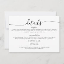 Detalhes de Casamento Simples Minimalista Elegante