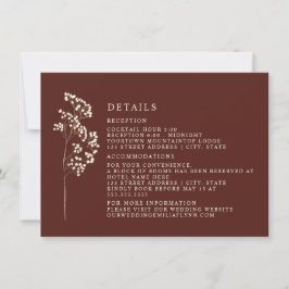 Convites Detalhes do Casamento com Bebê Respiração e Beterr