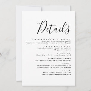 Convites Detalhes do Script Moderno de Casamento Elegante