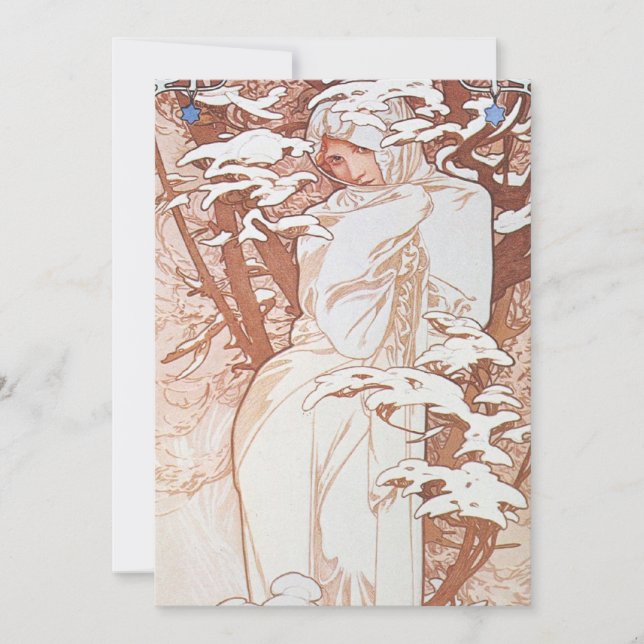 Convites Deusa de inverno (Frente)