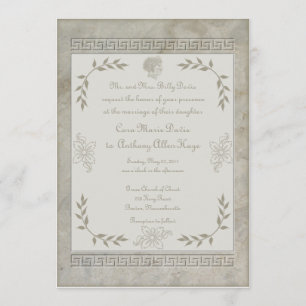 Convites Deusa Juno - Símbolo do Casamento Marble Invitati