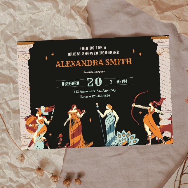 Convites Deuses da mitologia Heroes (Criador carregado)