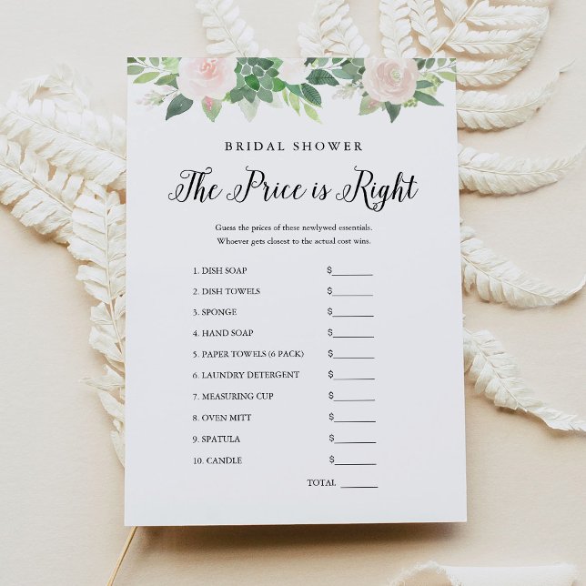 Convites DEVON adivinha o jogo do Chá de panela de preço (Criador carregado)