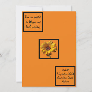 Convites Dew Drops Daisy Wedding