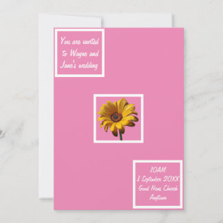 Convites Dew Drops Daisy Wedding