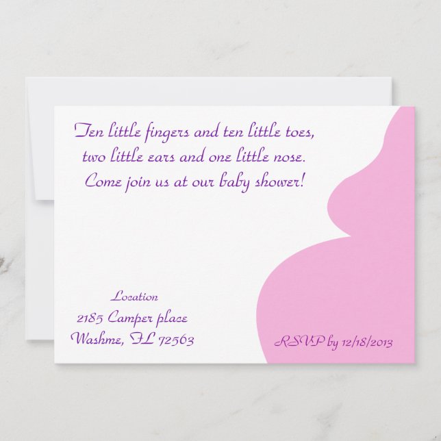 Convites Dez dedos pequenos dez dedos pequenos (Frente)