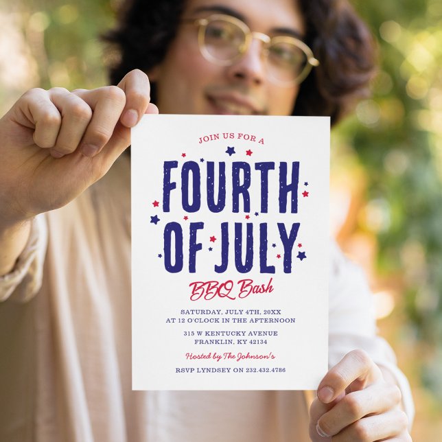 Convites Dia 4 de Julho da Independência Churrasco (Criador carregado)