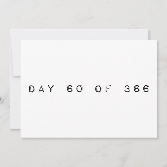 Convites dia 60 do 366 LEAP DAY (Frente)