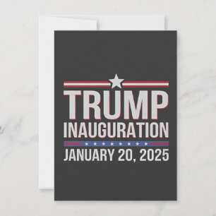 Convites Dia da Inauguração de Trump Janeiro de 2025 Presid