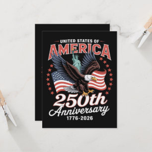 Convites Dia da Independência 250º Aniversário EUA