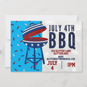 Convites Dia da Independência CHURRASCO 4 de julho
