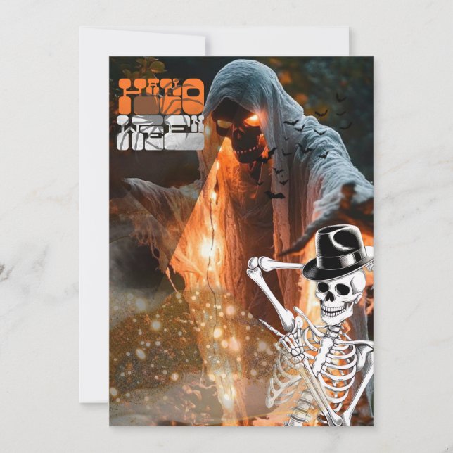 Convites Dia das Bruxas (Frente)