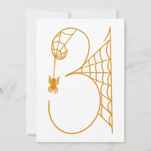 Convites Dia das Bruxas 31 Teias de Aranha