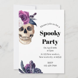 Convites Dia das Bruxas de Festa Spooky