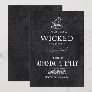 Convites Dia das Bruxas de Halloween Adultas
