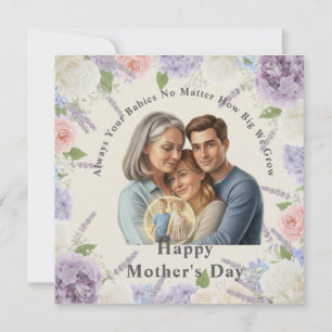 Convites Dia das Mães com Foto Personalizada