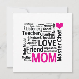 Convites Dia das mães ou aniversário para uma mamã