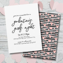 Dia das Raparigas Corações Manuscritos