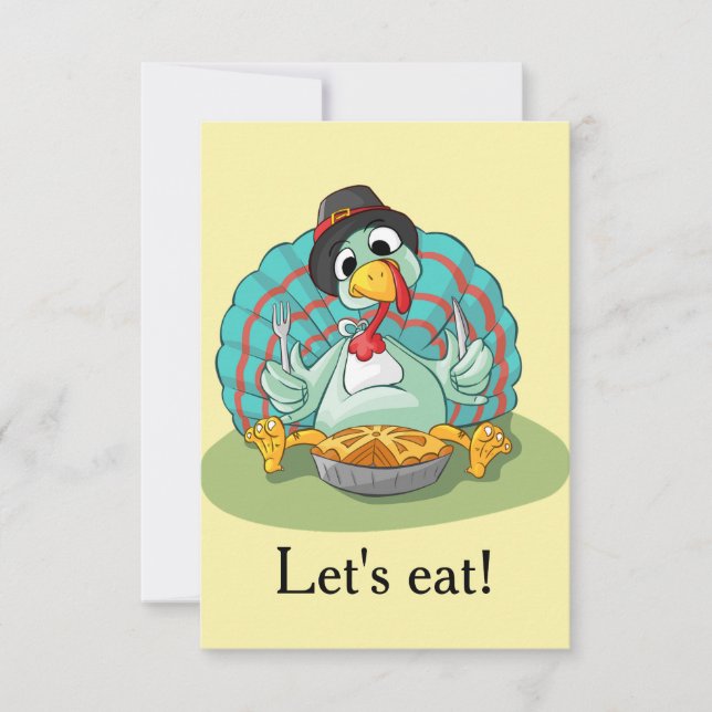 Convites Dia de Ação de Graças (Frente)