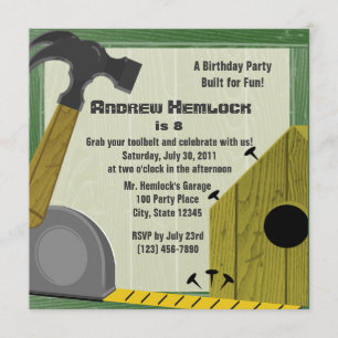 Convites Dia de aniversário divertido