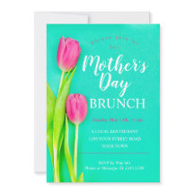 Dia de as mães Brunch Tulip Floral