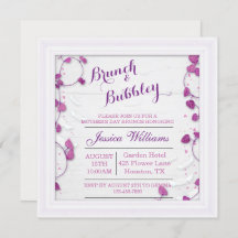 Dia de as mães Decorativo Roxo Brunch e Bubble