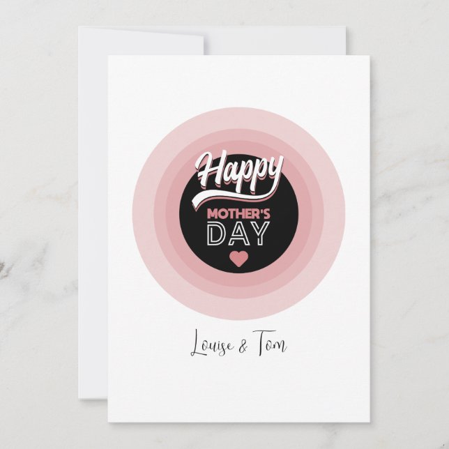 Convites Dia de as mães Feliz (Frente)