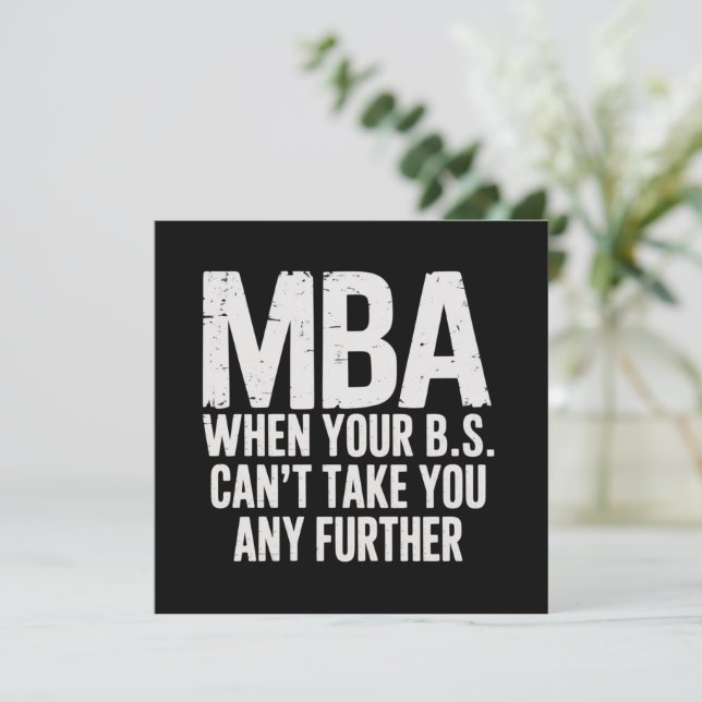 Convites Dia de Formatura do Mestrado em Administração Engr (Em pé/Frente)