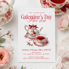 Convites Dia de Galentine Par-tea