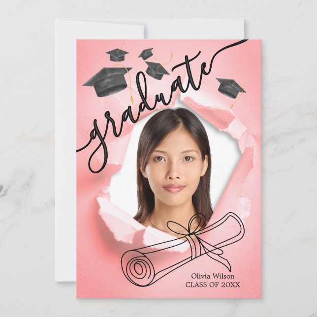 Convites Dia de Graduação (Frente)