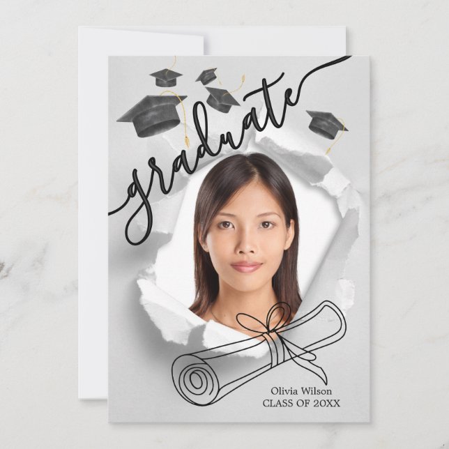 Convites Dia de Graduação (Frente)