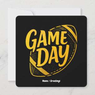Convites Dia de Jogo Dia de Ação de Graças Design Perfe