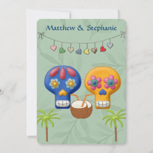 CONVITES DIA DE LOS MUERTOS EM CASAMENTO