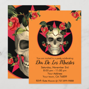 Convites Dia De Los Muertos - Festa