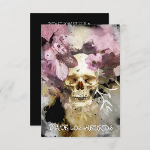 Convites Dia De Los Muertos ou Dia do Partido Morto