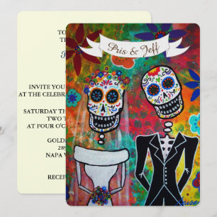 CONVITES DIA DE LOS MUERTOS WEDDING