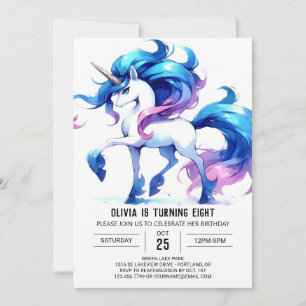 Convites Dia de Nascimento de Cavalo Personalizado