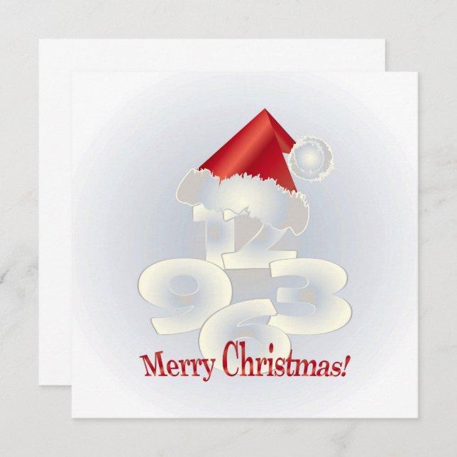 Convites Dia de Natal (Frente/Verso)