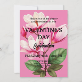 CONVITES DIA DE OS NAMORADOS COM FLORES DE TINTA