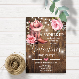 Convites Dia de os namorados Ocidental do Partido Galentine