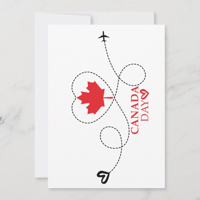 Convites Dia do Canadá (Verso)