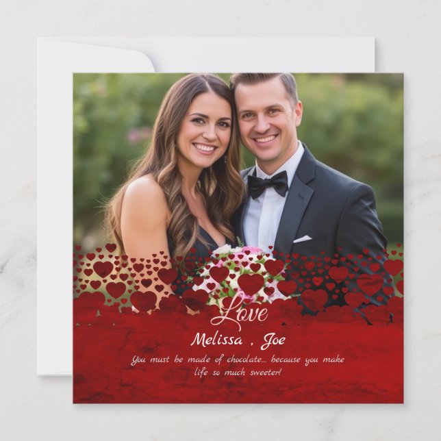 Convites Dia do Namorados de Fotografias Personalizadas Doc (Frente)