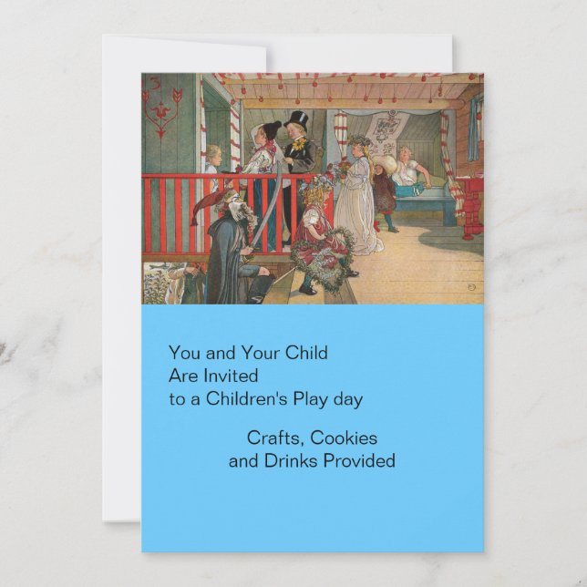 Convites Dia do Nome na Casa de Armazenamento (Frente)