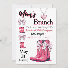Convites Dia dos Arcos Rosa e Boots do Oeste