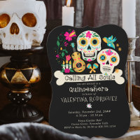 Dia dos Mortos Chamando todas as Almas Quinceanera