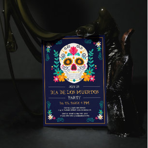 Convites Dia dos Mortos, Dia De Los Muertos, Festa Convidad