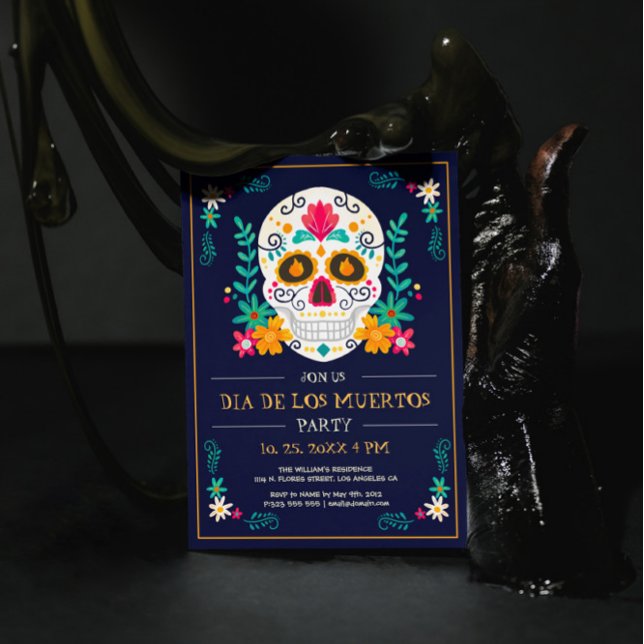 Convites Dia dos Mortos, Dia De Los Muertos, Festa Convidad (Criador carregado)