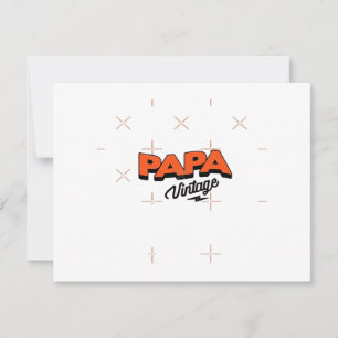 Convites Dia dos Pais ou Natal! Um presente retrô que vai