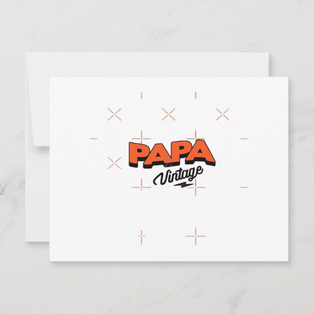 Convites Dia dos Pais ou Natal! Um presente retrô que vai  (Frente)