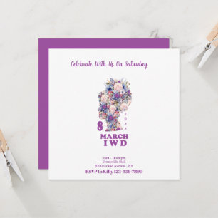 Convites Dia Internacional da Mulher 2025: Celebrar Feminin